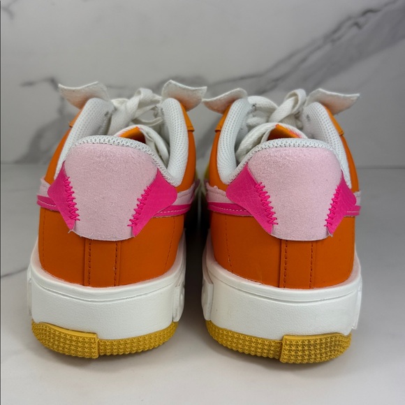 Nike Air Force 1 Fontanka Sunrise Sneakers Women’s 9.5 Colorblock Leather - Picture 5 of 10